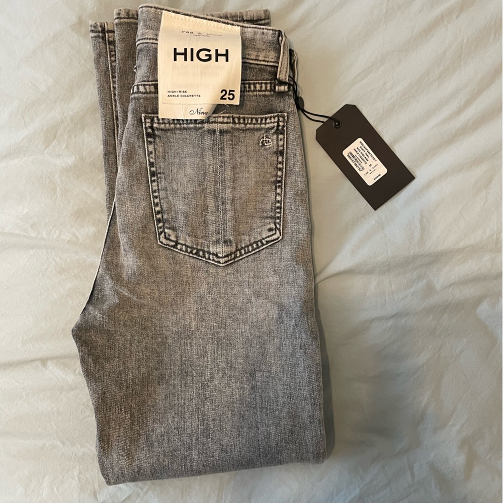 rag & bone Gray Skinny Jeans